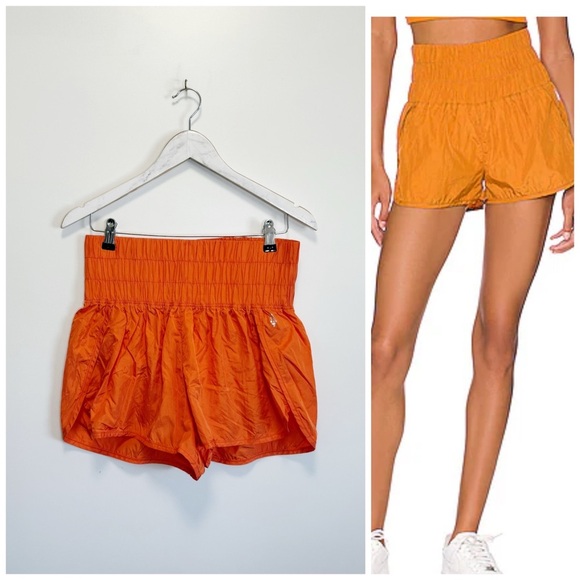 FREE PEOPLE Movement The Way Home Short in Russet Orange M Medium FP - Picture 1 of 9